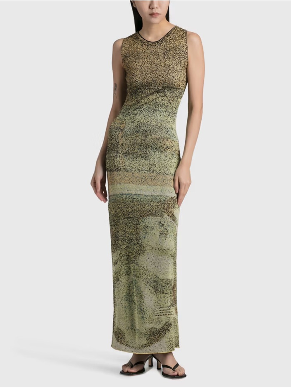 Paloma Wool Sleeveless Jacquard Knitted Maxi Dress